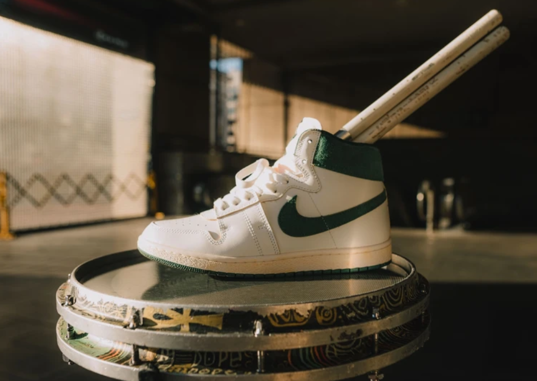 A Ma Maniere x Jordan Air Ship White Green Promo Image