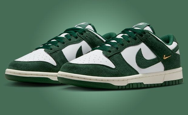 The Nike Dunk Low Gorge Green Mini Swoosh Releases July 2025