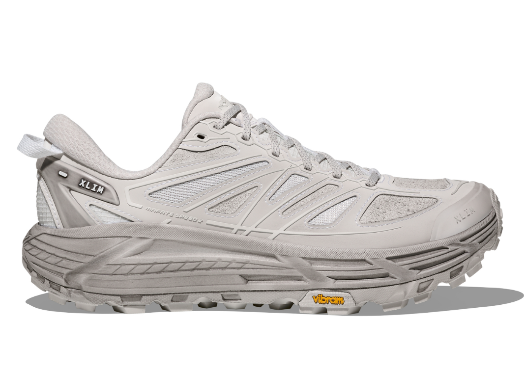XLIM x Hoka Mafate Speed 2 Grey Foam - Lateral