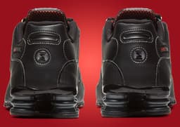 Nike Shox NZ Black Varsity Red - Back