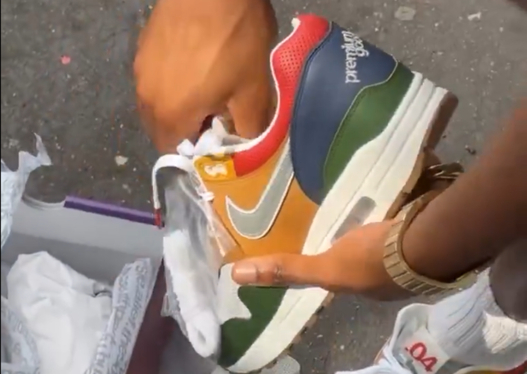 Premium Goods x Nike Air Max 1 White Forest Green