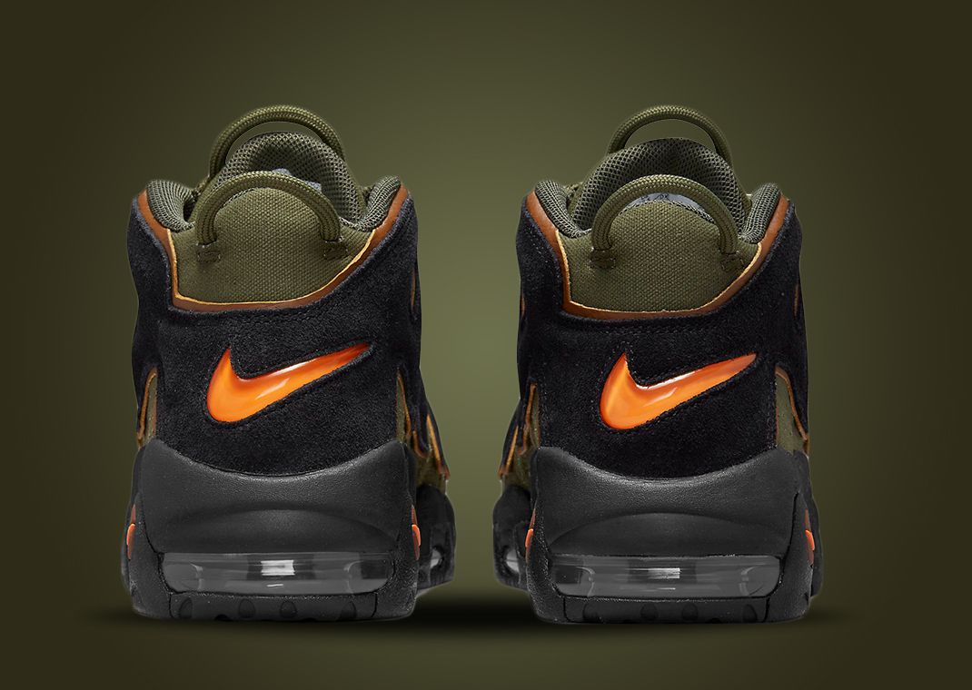 Nike Air More Uptempo 96 Cargo Khaki Alpha Orange モアテン Nike Air More Uptempo 96 Cargo Khaki Alpha Orange Sneakers