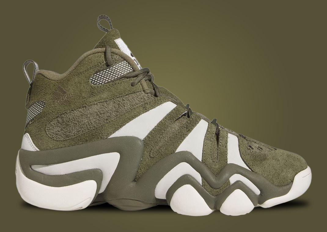 adidas Crazy 8 Olive Lateral