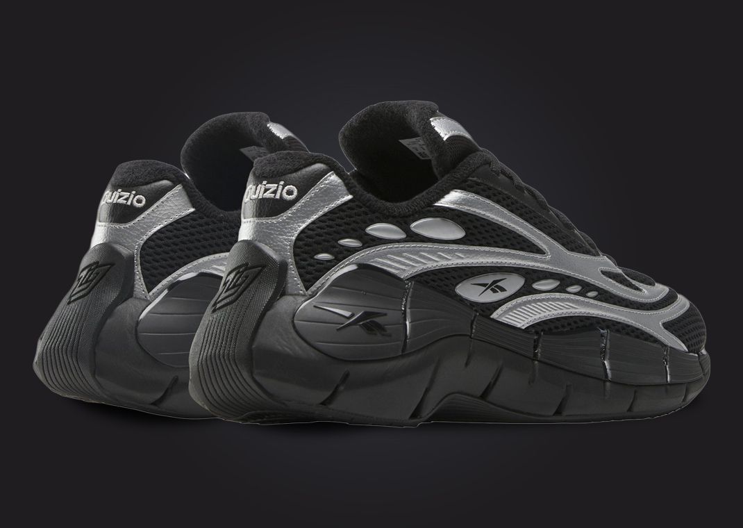 GUIZIO x Reebok Zig Kienetica 2.5 Black Heel Angle