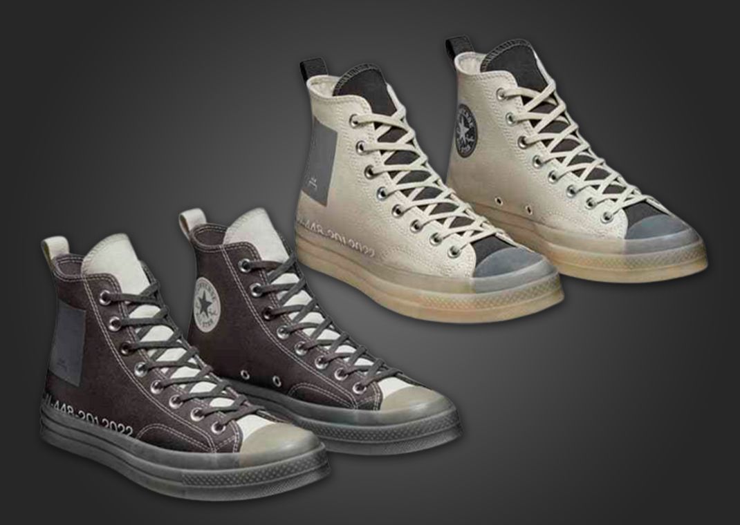 A-COLD-WALL x Converse Chuck Taylor 70 "Black" & "Cream"