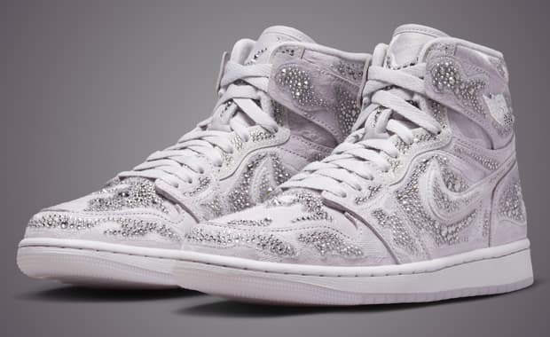 Swarovski x Air Jordan 1 Retro High Vast Grey (W) Release Date