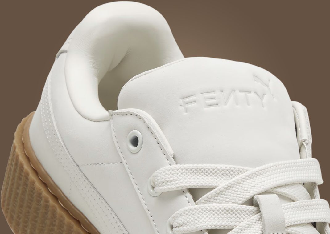 Fenty x Puma Creeper Phatty Nubuck Warm White Tongue