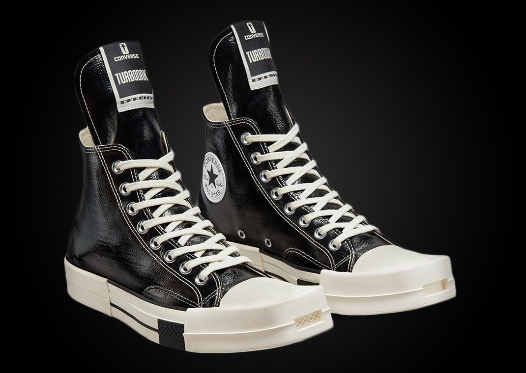 A Rick Owens x Converse TURBODRK Denim Pack Is Set To Release