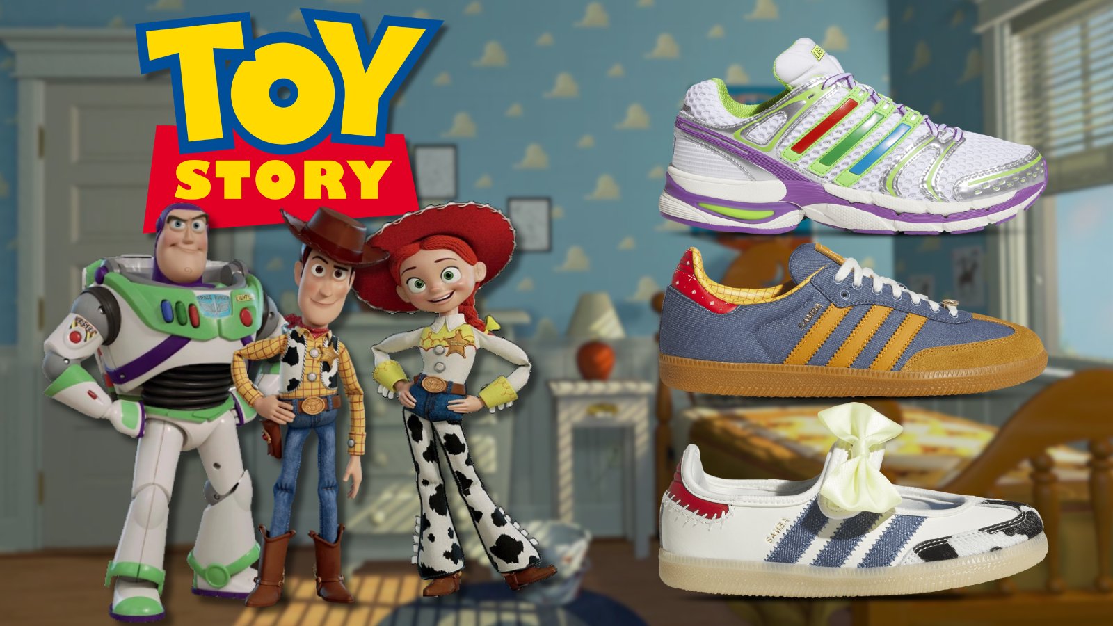 Toy Story and adidas are Dropping New Shoes for Toy Story 5
