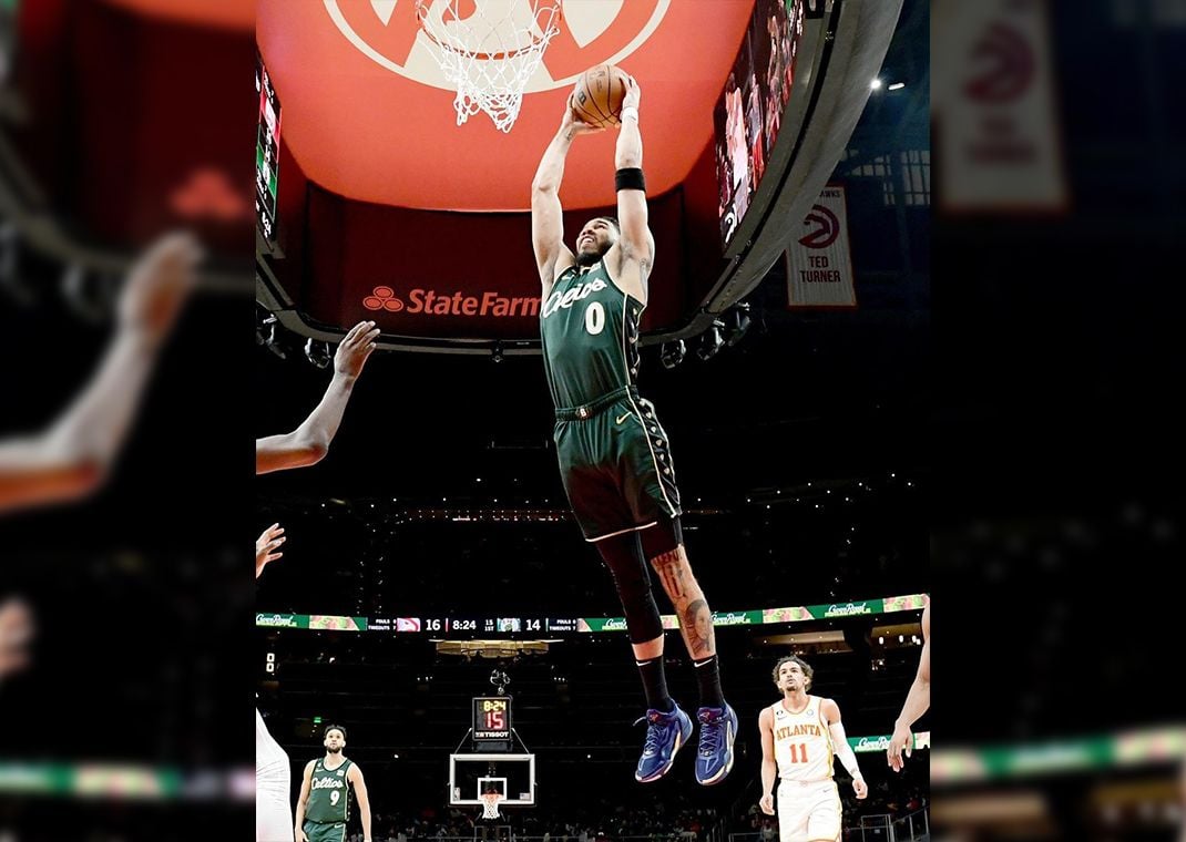 Jayson Tatum Wearing The Jordan Tatum 1 Watches PE