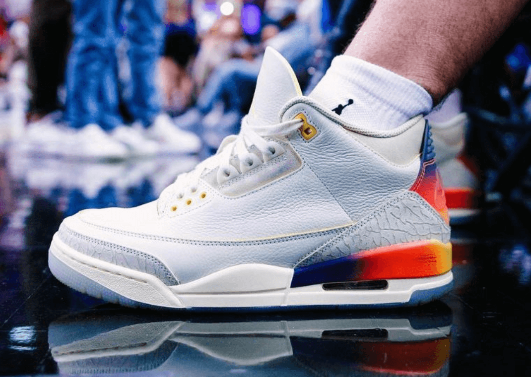 The J. Balvin x Air Jordan 3 Medellín Sunset Arrives September The J. Balvin x Air Jordan 3 Medellín Sunset Arrives September