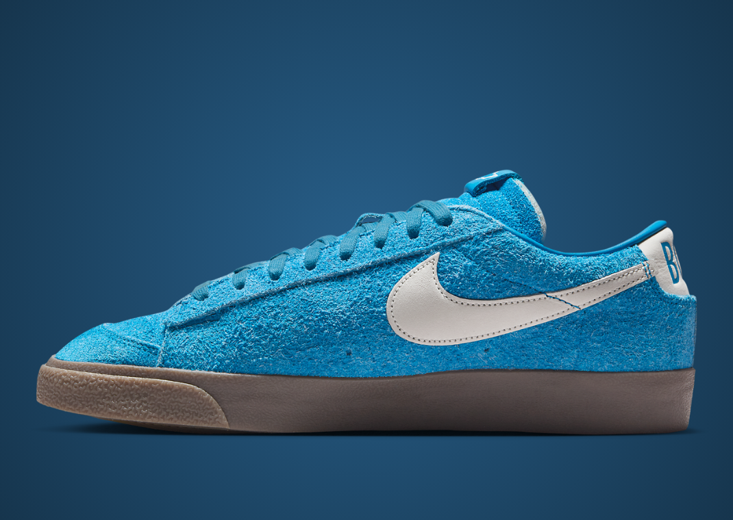 Devin Booker x Chevrolet x Nike Blazer Low Surf Blue Medial