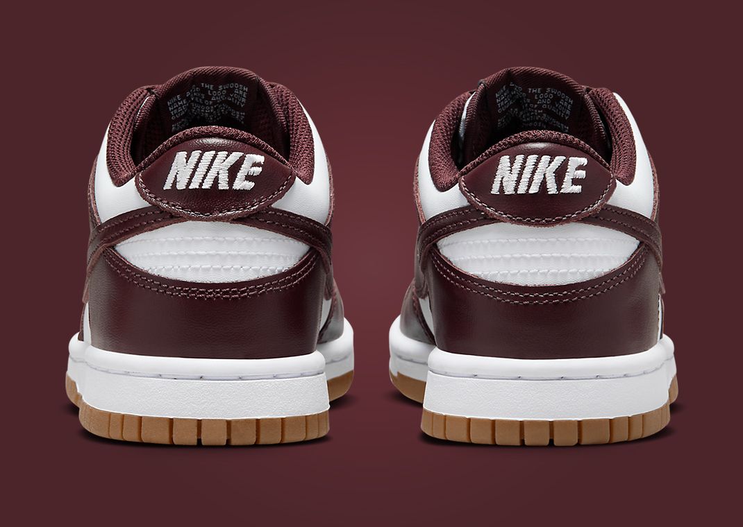Nike Dunk Low Burgundy Crush Gum (GS) Back