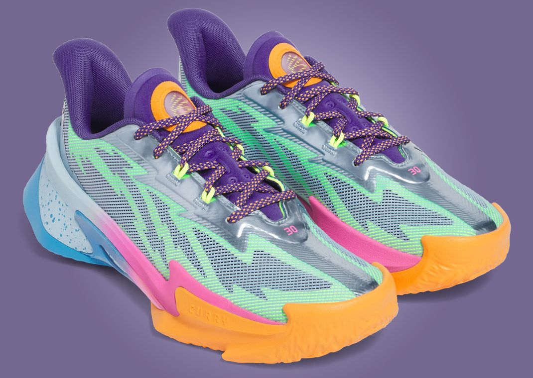 Under Armour Curry Series 7 Cotton Candy Men\'s Size 14 Multi Color 3027983-465 Under Armour Men main image 2