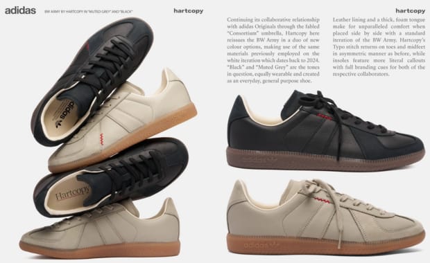 Hartcopy Just Dropped Two New adidas BW Army Colorways in Europe