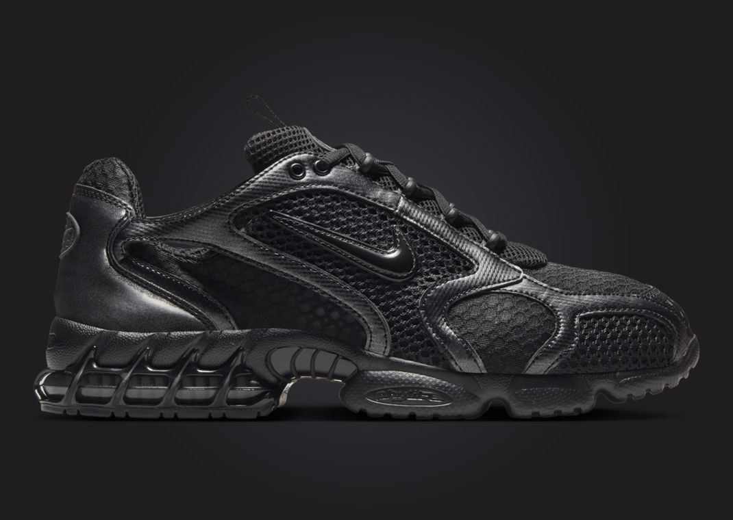 Nike Air Zoom Spiridon Cage 2 Black Anthracite Lateral