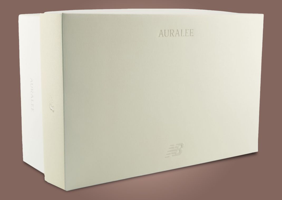 AURALEE x New Balance 475 Grey Packaging