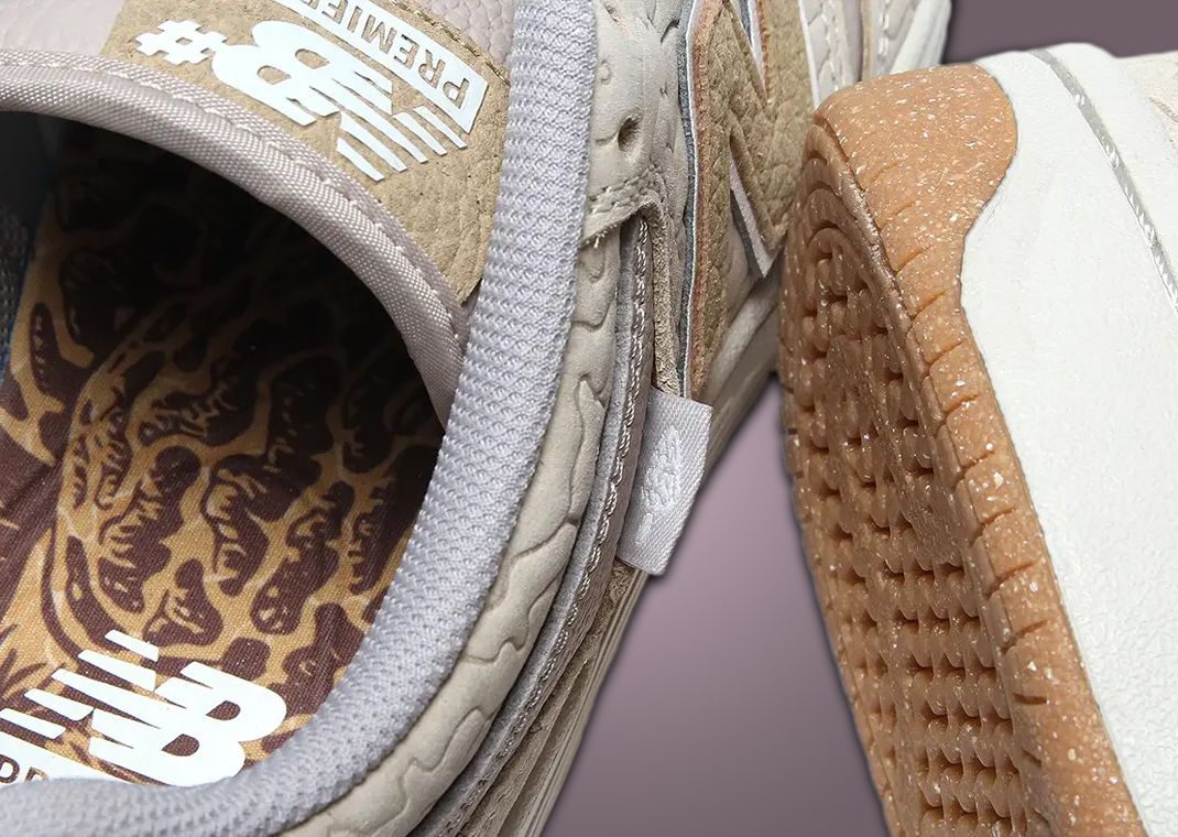 Premier x New Balance Numeric 480 Morel Mushroom Detail