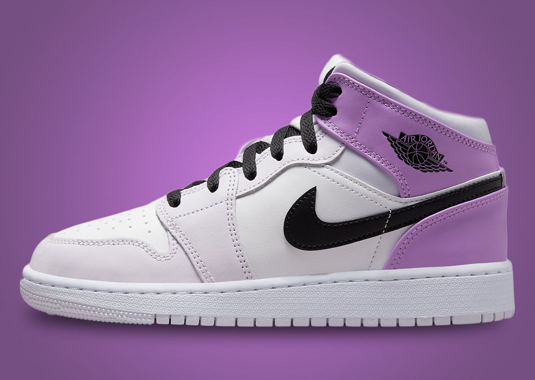 Barely Grape And Rush Fuchsia Adorn The Air Jordan 1 Mid Barely Grape And Rush Fuchsia Adorn The Air Jordan 1 Mid