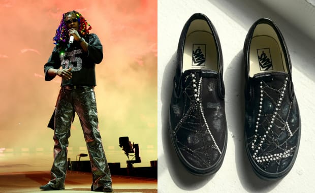 Mattias Gollin Made Two Pairs of SP5DER x Vans Slip-Ons for Young Thug’s Coachella Performance