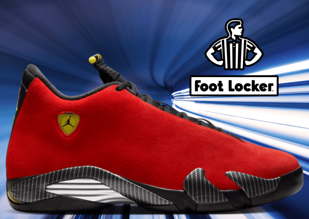 Jordan 14 Ferrari Foot Locker Restock July