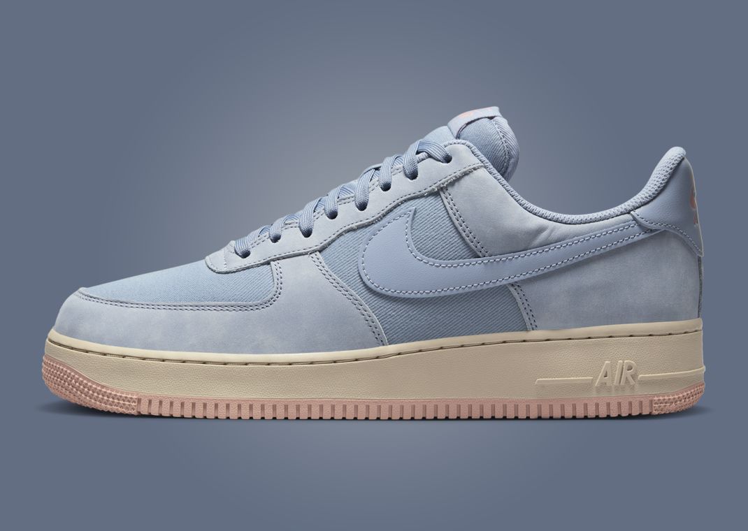 nike air force 1 light blue suede