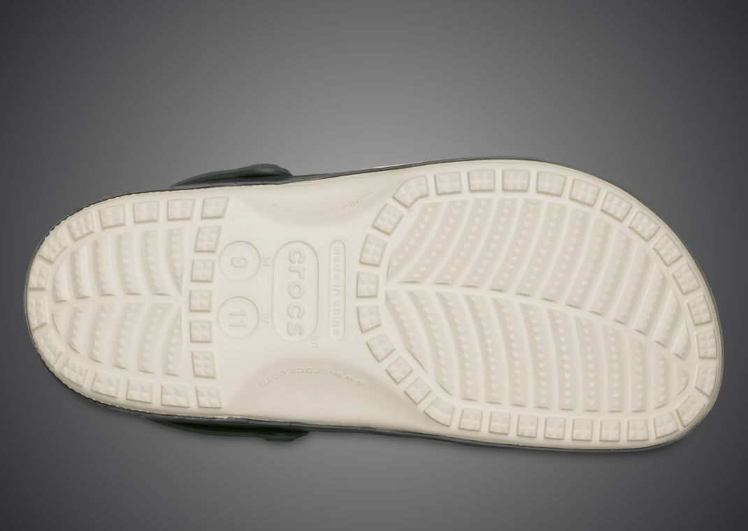 Umbro x Crocs Classic Clog Bone Slate Grey - Bottom