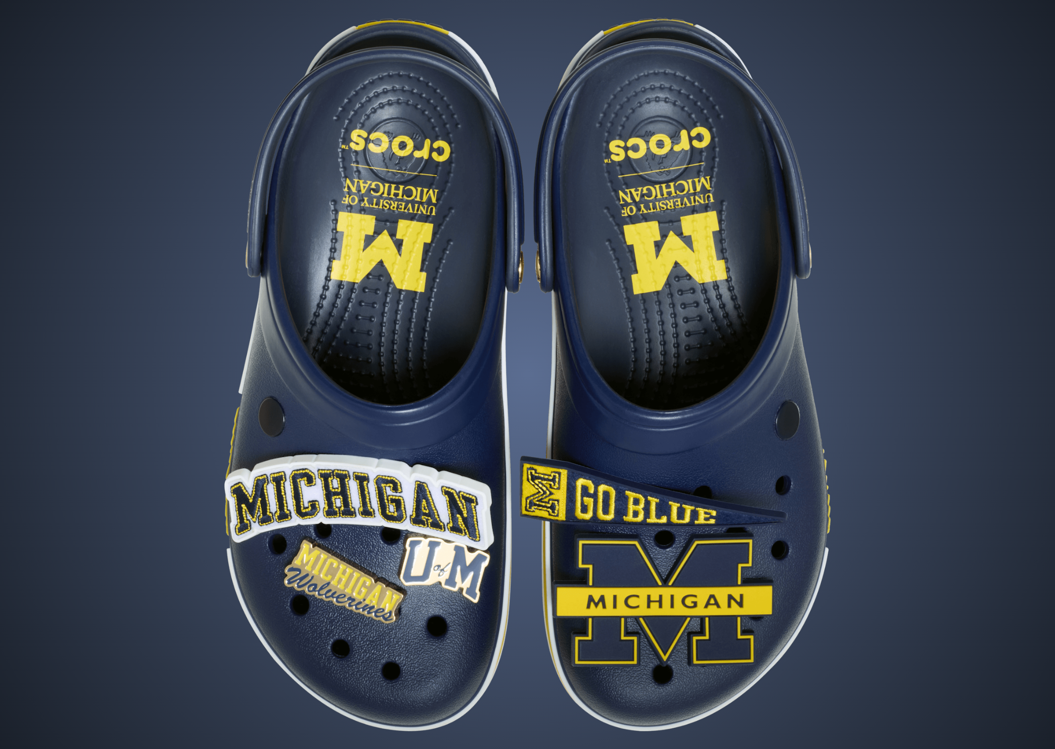 NCAA X Crocs Classic CrocBand Michigan - Top