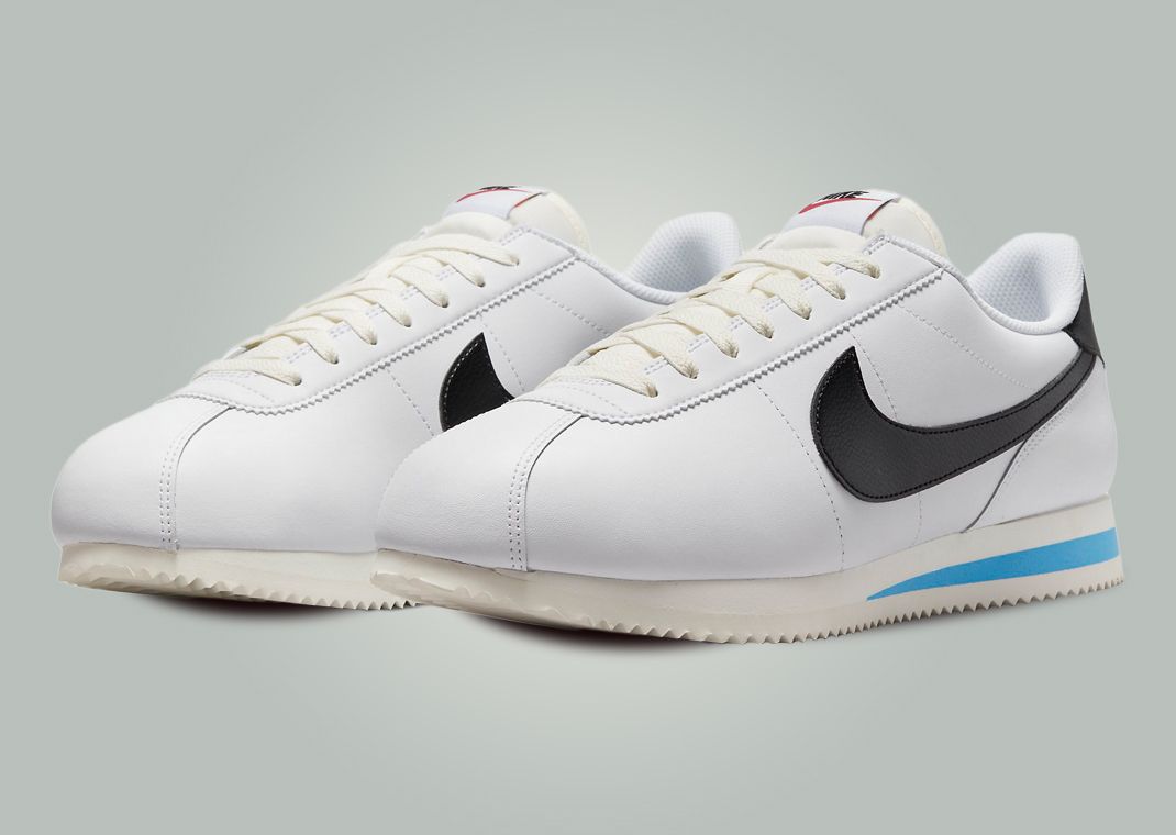 Nike Cortez White Black Light Photo Blue