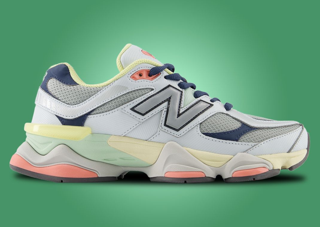 New Balance 9060 Light Grey Lateral