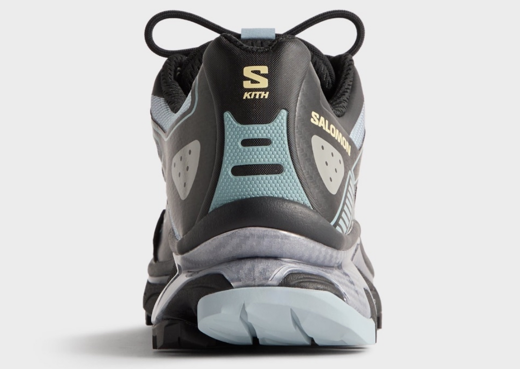 Kith x Salomon XT-4K Black Alloy Heel