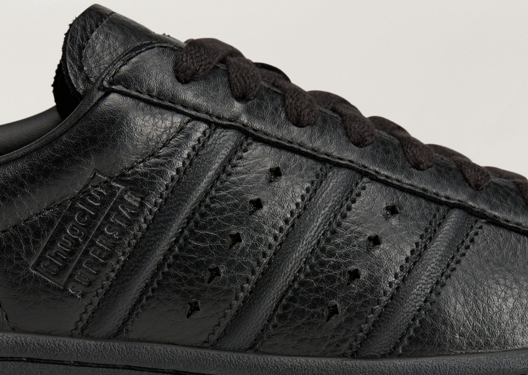 Thug Club x adidas Superstar Vintage Core Black - Detail