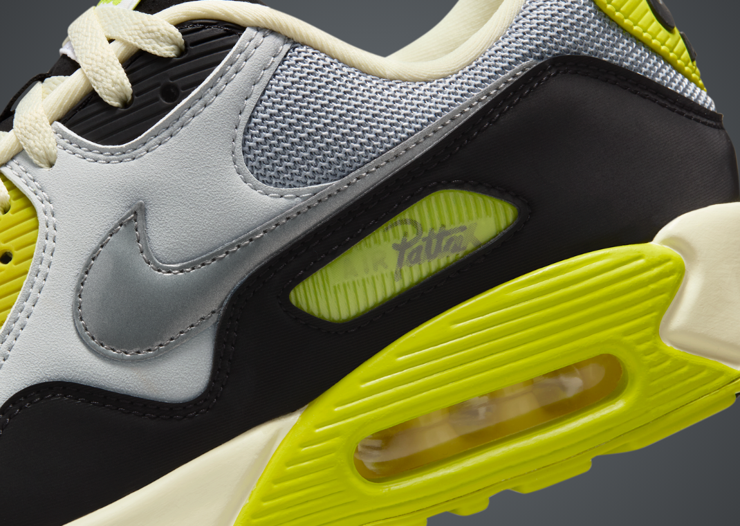 Patta x Nike Air Max 90 Waves Cyber Detail