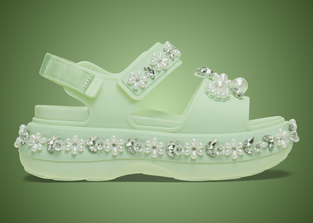 Simon Rocha x Crocs Soho Sandal Jade - Lateral