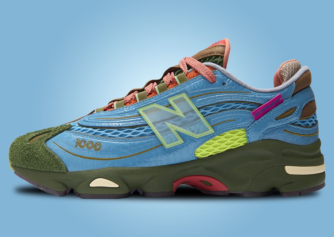 Salehe Bembury x New Balance 1000 Fog Be The Cloud Lateral