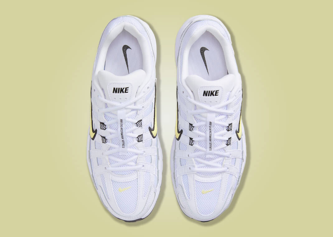 レモンP Nike P6000 White Lemon Chiffon Size : 44 (28 cm) Good