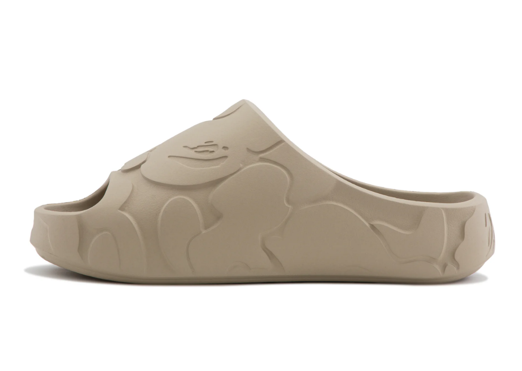 BAPE Slide Beige lateral