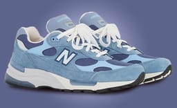 New Balance 992 is Dreamy in Light Blue Suede