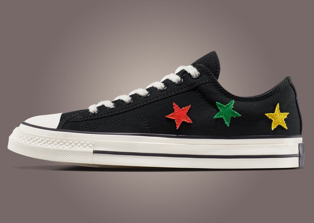 Daily Paper x Converse Star Player 76 Ox Black Lateral