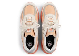 New Balance 990v4 Made in USA Blue Crab Tangerine Heat - Top