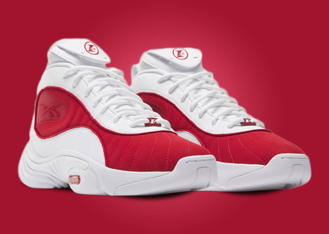 Reebok Answer 3 White Flash Red