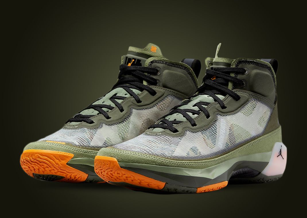 UNDFTD x Air Jordan 37 SP Oil Green