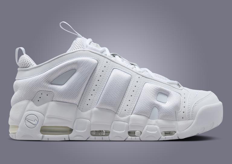 Nike Air More Uptempo Low White Lateral