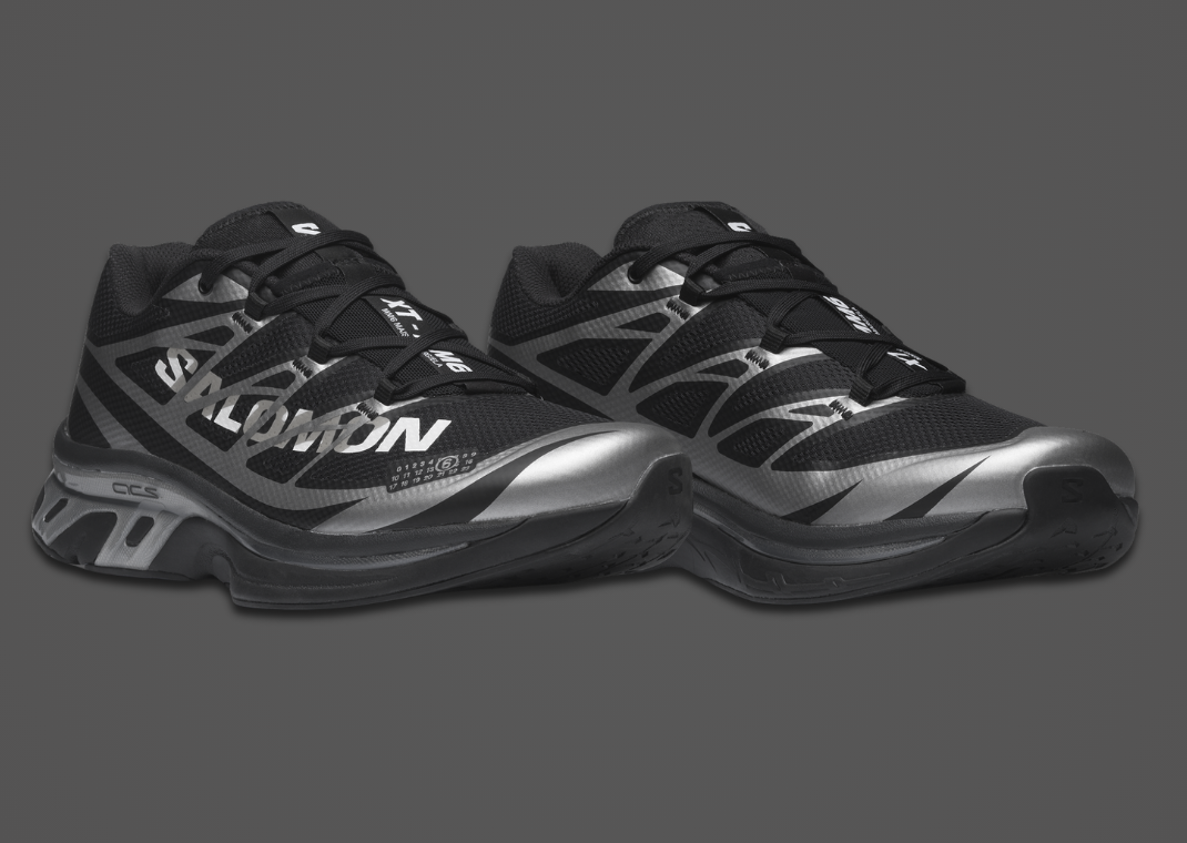 MM6 Maison Margiela x Salomon XT-MM-6 Black Silver Angle