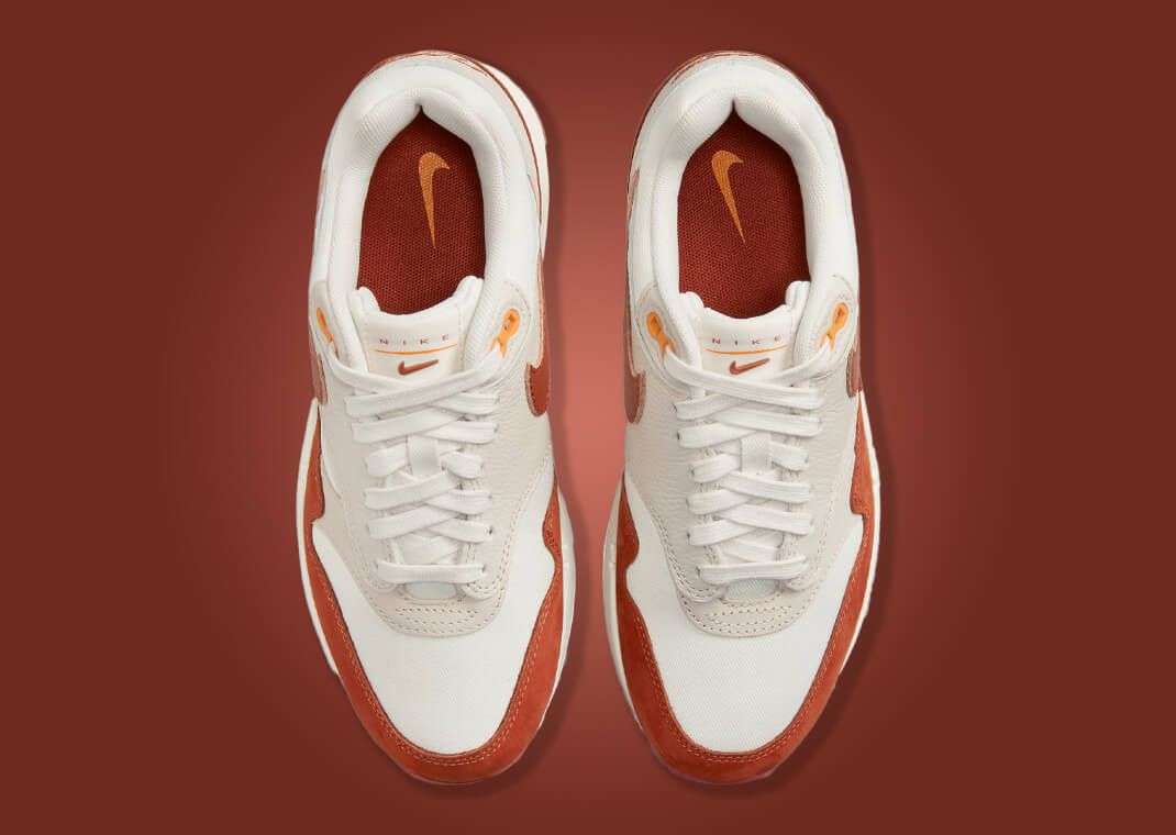 ☆ NIKE ☆ (W) Air Max 1 Rugged Orange and Sail Women's Air Max 1 'Rugged Orange and Sail' (FD2370-100