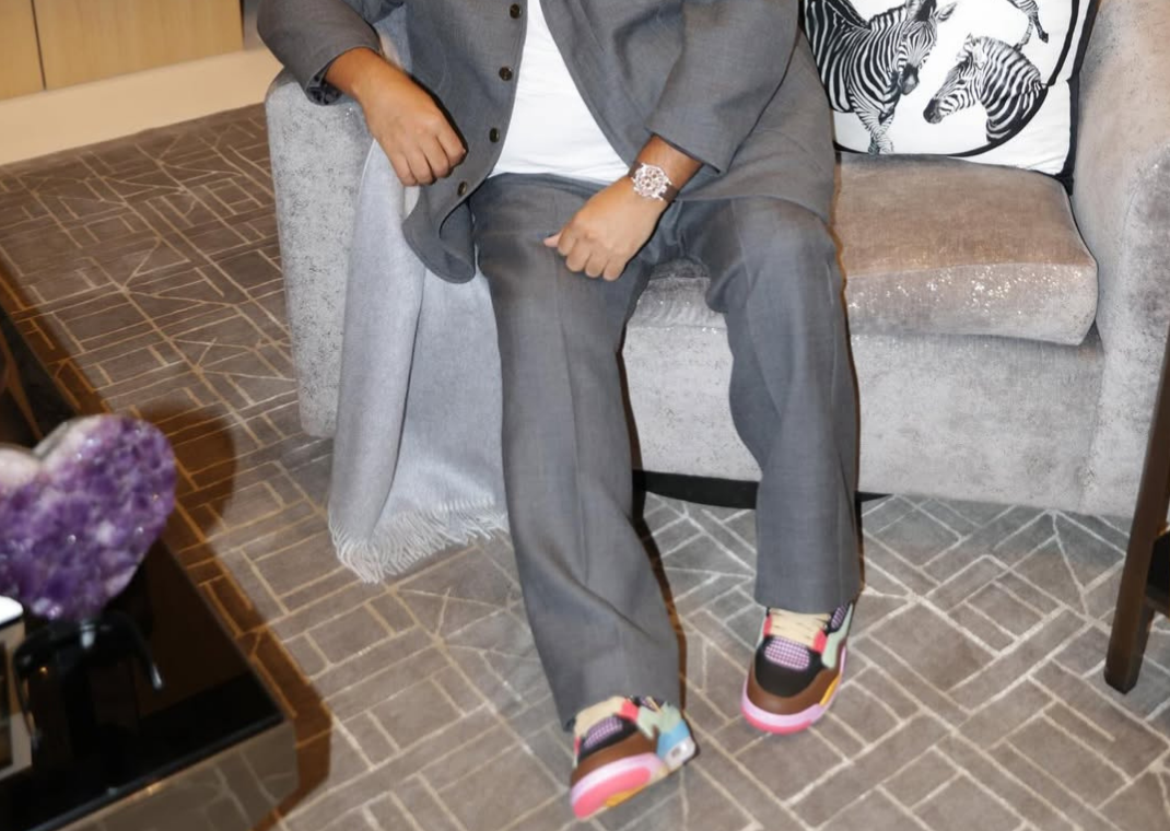 DJ Khaled Wears J. Balvin's Air Jordan 4