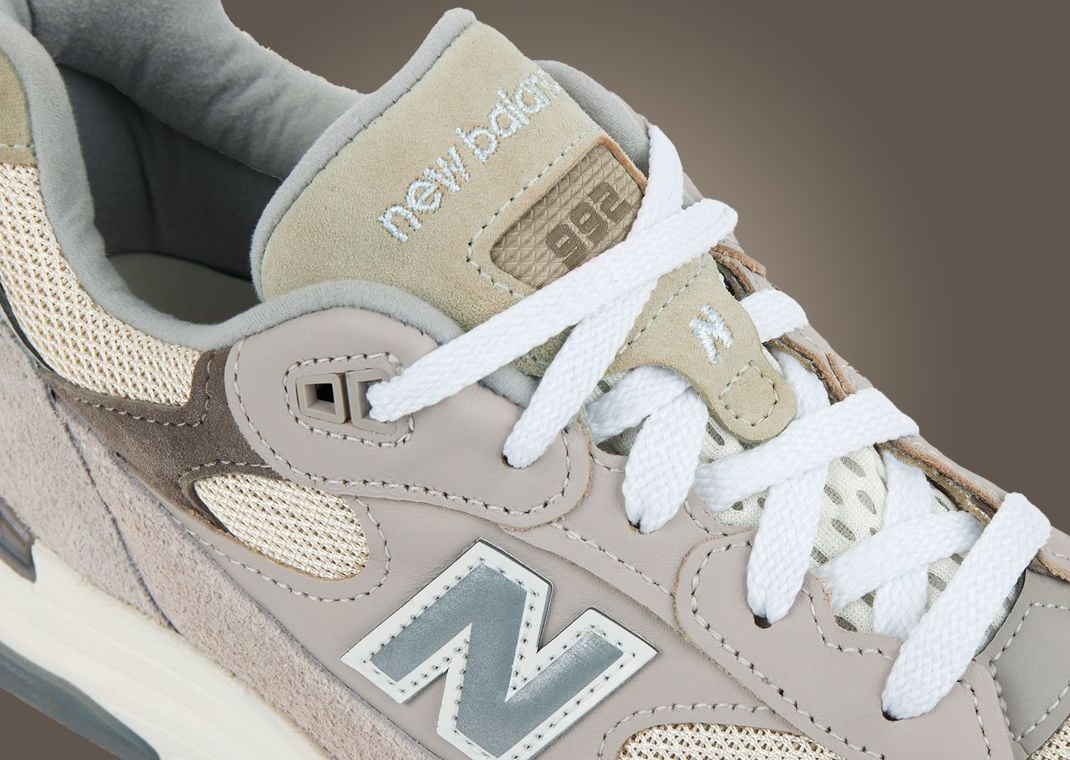New Balance 992 Made in USA Moonrock Mushroom