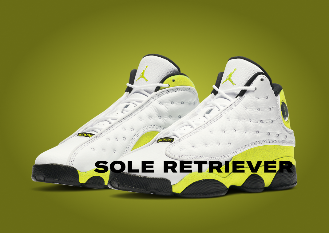 Air Jordan 13 Retro White Bright Cactus (GS)