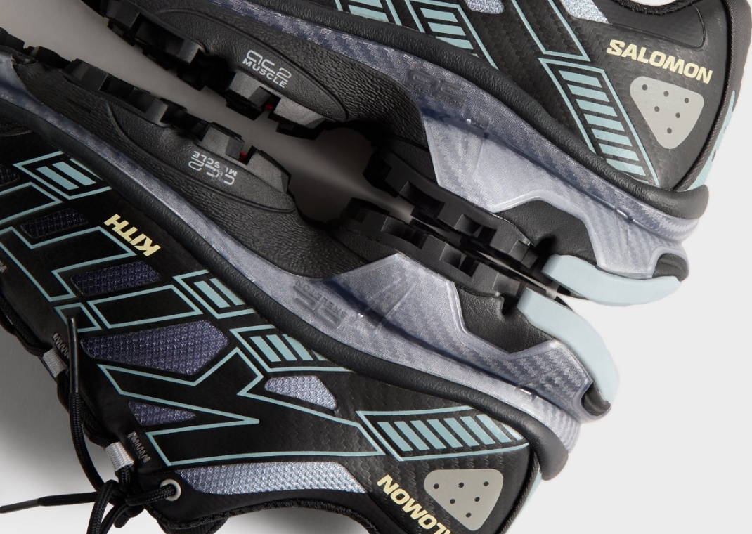 Kith x Salomon XT-4K Black Alloy Detail