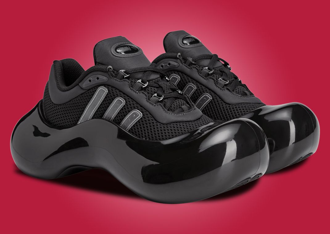 AVAVAV x adidas Moonrubber Megaride Black (W) Angle